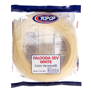 Top-Op White Falooda Sev Corn Vermicelli 100g 