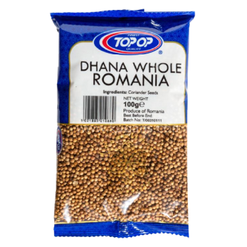 Top-Op Whole Dhana Romania Coriander Seeds 100g 