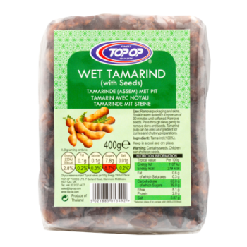 Top-Op Wet Tamarind with Seeds 400g 