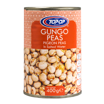 Top-Op Gungo Peas Pigeon Peas in Salted Water 400g 