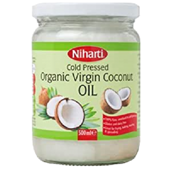 Niharti Cold Pressed Organic Virgin Coconut Oil 500ml 