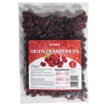 Niharti Dried Cranberries 250g 