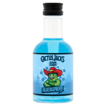 Cactus Jack's Sour Schnapps Electric Blue Raspberry 50ml