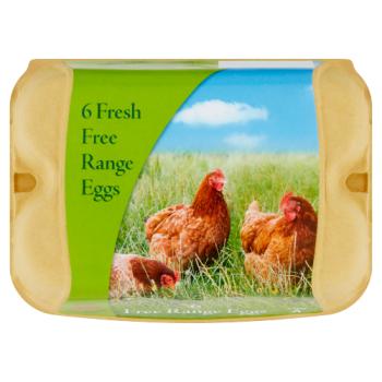 6 Fresh Free Range Eggs