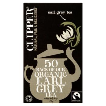 Clipper Fairtrade Organic Earl Grey 50 Tea Bags 125g