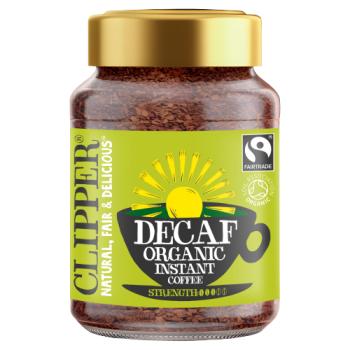 Clipper Fairtrade Organic Decaf Arabica Coffee 100g