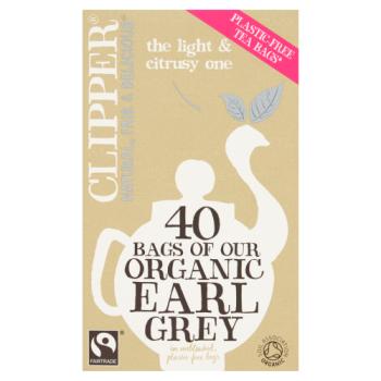 Clipper Fairtrade Organic Earl Grey 40 Tea Bags