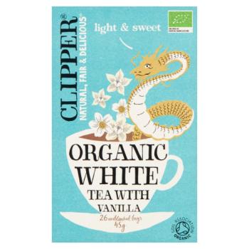 Clipper White Tea Bags With Vanilla