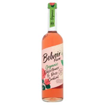 Belvoir Farm Organic Elderflower & Rose Cordial 500ml