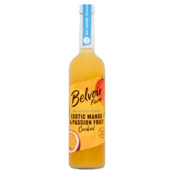 Belvoir Farm No Added Sugar Exotic Mango & Passion Fruit Cordial 500ml