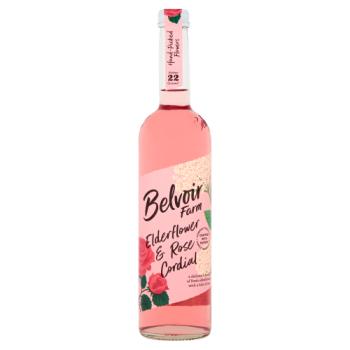 Belvoir Farm Elderflower & Rose Cordial 500ml