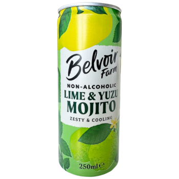 Belvoir Farm Non-Alcoholic Lime & Yuzu Mojito 250ml 