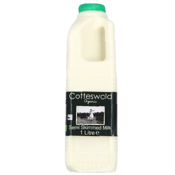 Cotteswold Organic Semi-Skimmed Milk 1L