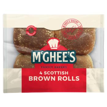McGhee's 4 Scottish Brown Rolls