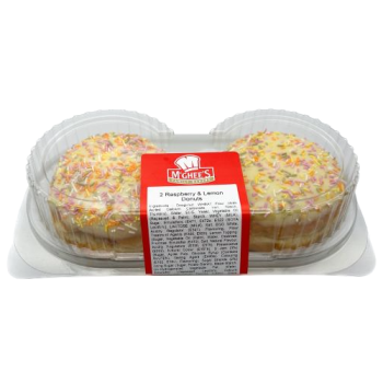 McGhee's Raspberry & Lemon Donuts 2pk 