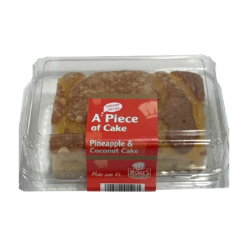 McGhee's A Piece Of Cake Pineapple & Coconut Slice 