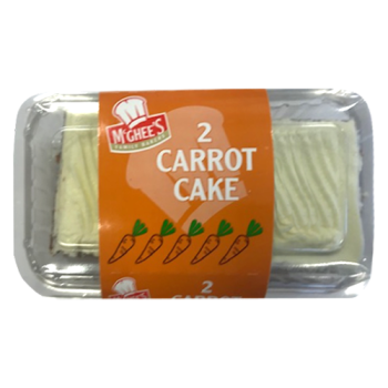 McGhee's Carrot Cake 2pk 