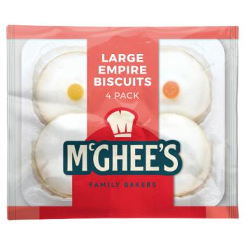 McGhee's 4 Large Empire Biscuits