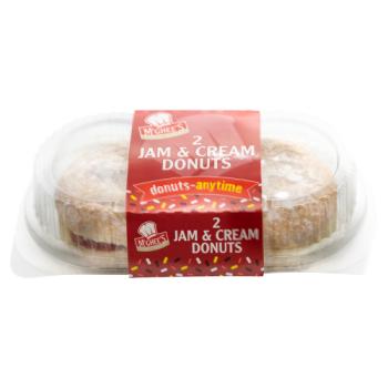 McGhee's 2 Jam & Cream Donuts