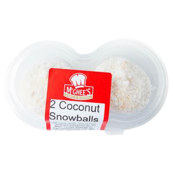 McGhee's Family Bakers 2 Coconut Snowballs