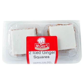 McGhee's Family Bakers 2 Iced Ginger Squares
