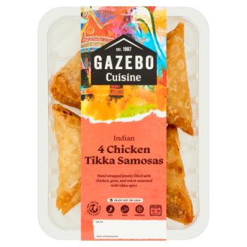 Gazebo Cuisine 4 Indian Chicken Tikka Samosas 160g
