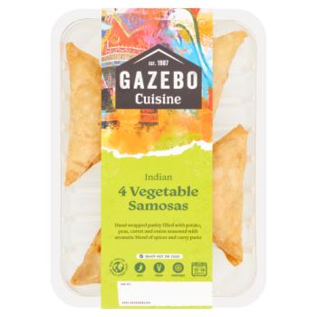 Gazebo Cuisine 4 Indian Vegetable Samosas 160g