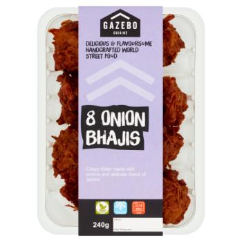 Gazebo Cuisine 8 Onion Bhajis 240g