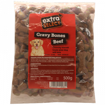 Extra Select Gravy Bones Beef 500g 
