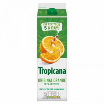 Tropicana Original Orange Juice With Bits 950ml