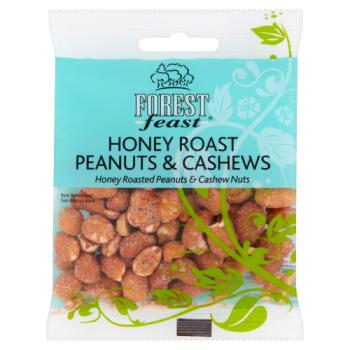 Forest Feast Honey Roast Peanuts & Cashews 60g