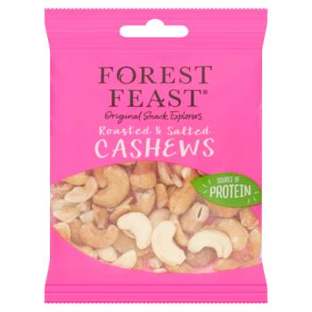 Forest Feast Roasted & Salted Cashews 35g