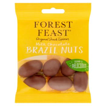 Forest Feast Milk Choc Brazil;
