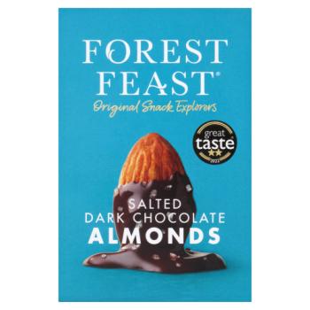 Forest Feast Salted Dark Chocolate Almonds 140g