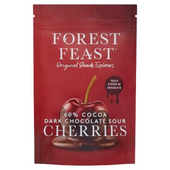 Forest Feast 60% Cocoa Dark Chocolate Sour Cherries 120g