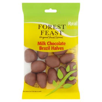Forest Feast Milk Choc,brazil Halves