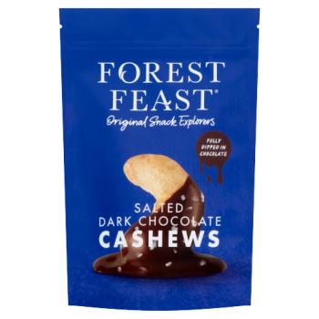 Forest Feast Salted Dark Chocolate Cashews 120g