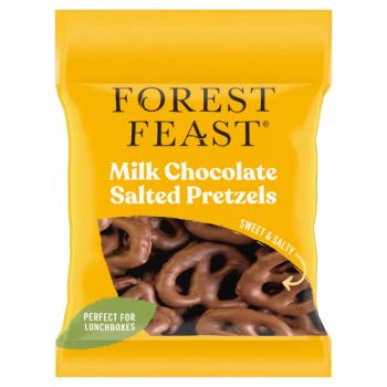 Forest Feast Milk Chocolate Salted Pretzels 40g