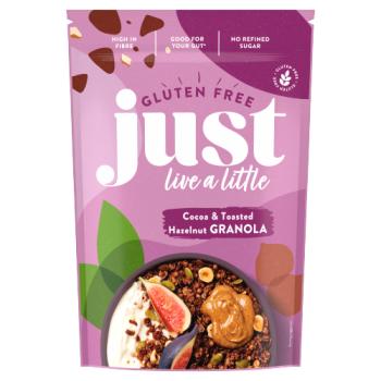Just Live a Little Gluten Free Cocoa & Toasted Hazelnut Granola 360g