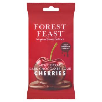 Forest Feast 60% Cocoa Dark Chocolate Sour Cherries 40g