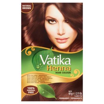 Vatika Henna Hair Colour Natural Brown 6 x 10g (60g)