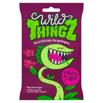 Wild Thingz Organic Fruity Flyers Gummy Sweets 130g
