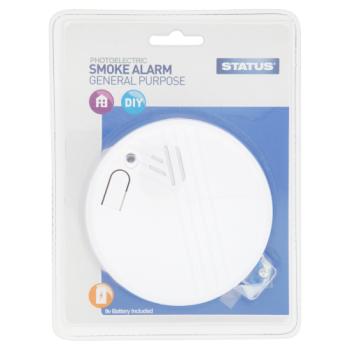 Status 9V Photoelectric Smoke Alarm General Purpose
