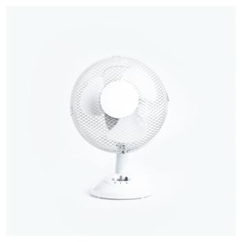 Status 9" Desk Fan in White