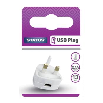 Status 1 x USB Plug