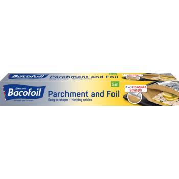 Bacofoil 2 in 1 Parchment & Foil 300mm x 5m