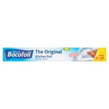 Bacofoil The Original Kitchen Foil 30cm x 5m £1.39 PMP
