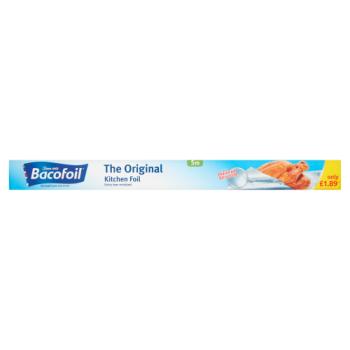 Bacofoil The Original Kitchen Foil 45cm x 5m £1.89 PMP