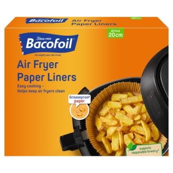 Bacofoil 20 Air Fryer Paper Liners 20cm