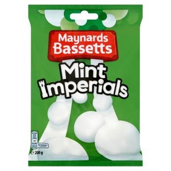 Maynards Bassetts Mint Imperials Bag 200g